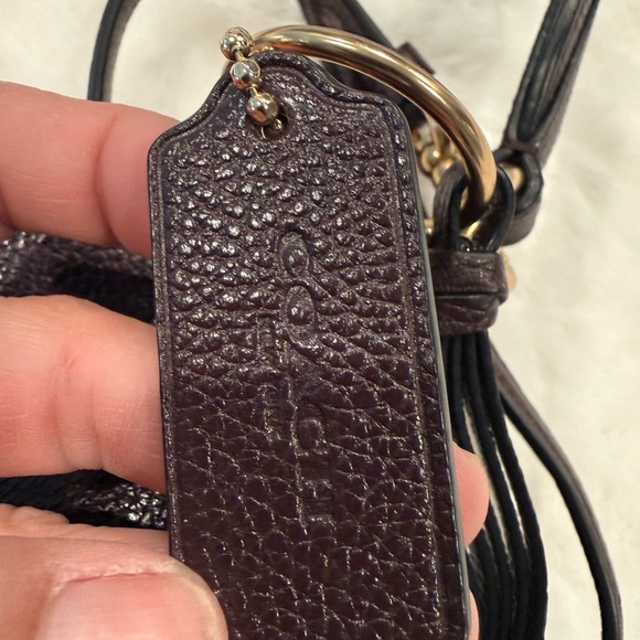 Coach Dark Brown Leather Shoulder Bag - Picture 11 of 16